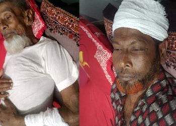 শেরপুরে বাবা ও তাঁর ছেলেকে পেটালেন সন্ত্রাসীরা।