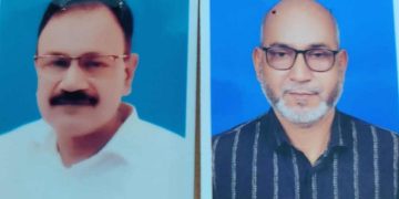 টাঙ্গাইলের শতাব্দী ক্লাবের সভাপতি অমল সম্পাদক ইকবাল।