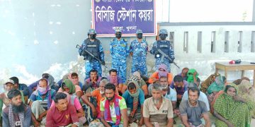 পশ্চিম সুন্দরবনে অপহৃত ০৬ নারীসহ ৩৩ জেলে উদ্ধার।