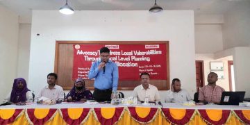 জলবাযু ঝুকি মোকাবেলায় বাজেট বরাদ্দ ও বাজেট বাস্তবায়নের জন্য যুব- নেতৃত্বে এ্যাডভোকেসি সভা।