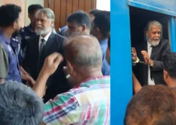 জামিন নামঞ্জুর হওয়াতে কারাগারে গোলাম মহীউদ্দীন।