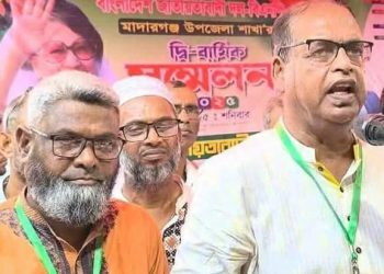 আওয়ামী লীগ আর দেশে আসতে পারবে না,ভাইস চেয়ারম্যান শামছুজ্জামান দুদু।