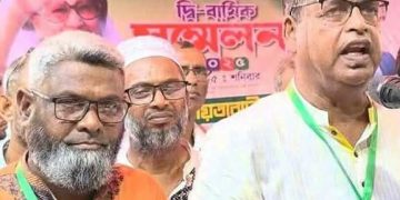 আওয়ামী লীগ আর দেশে আসতে পারবে না,ভাইস চেয়ারম্যান শামছুজ্জামান দুদু।