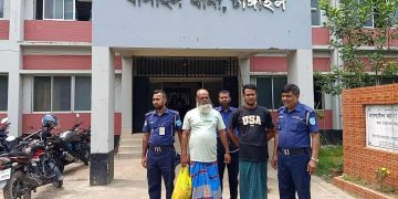 বাসাইলে নিষিদ্ধ সংগঠনের  দুই নেতা গ্রেফতার।