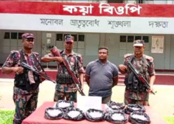 পাঁচবিবি কয়া সীমান্তে নেশার ইঞ্জেকশন উদ্ধার করেছে বিজিবি।