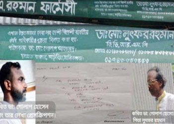 মানিকগঞ্জে সার্টিফিকেট ছাড়াই সার্বরোগের ডাক্তার; তথ্য চাইলে সাংবাদিককে হত্যার হুমকি।