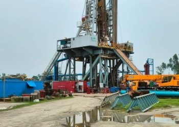 জামালপুরের মাদারগঞ্জে অনুসন্ধান কূপ-১ থেকে পরীক্ষামূলক গ্যাসের সন্ধান ।