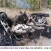 বগুড়ার শেরপুরে সড়কে পথরোধ করে চাচা-ভাতিজার উপর সন্ত্রাসী হামলা: মোটরসাইকেলে আগুন, গ্রেপ্তার এক।