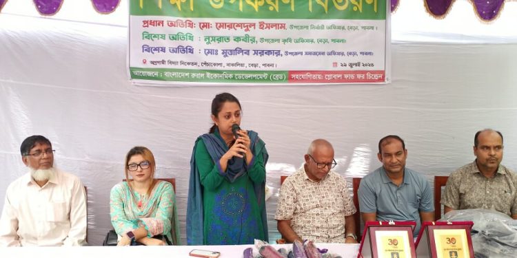 সবজি ও ফলের চাহিদা পূরণে বৃক্ষরোপনের বিকল্প নেই -নুসরত কবির।