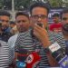 সাংবাদিক তুহিন হত্যার প্রতিবাদে ধামরাইয়ে মানববন্ধন।