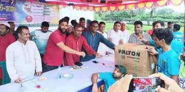 টাঙ্গাইলে জুলাই-আগস্ট স্মৃতি ক্রিকেট ফাইনাল টুর্নামেন্ট অনুষ্ঠিত।