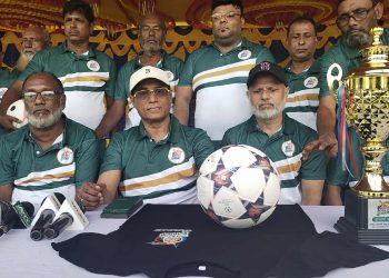 সূচনা কালিহাতী গোল্ডকাপ ফুটবল টুর্নামেন্ট উপলক্ষে সাংবাদিক সম্মেলন অনুষ্ঠিত।