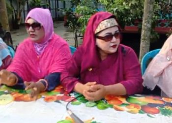 টাঙ্গাইলে গালা ইউনিয়নে টুকুর জন্য মহিলা দলের উঠান বৈঠক।