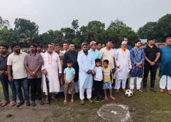 বেড়া বিএমএস বনানী সংঘ আয়োজনে আরাফাত রহমান কোকো সৃতি ফুটবল টুর্নামেন্ট ২০২৫ শুভ উদ্ভোধন।