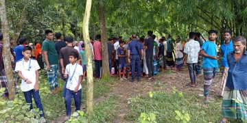 ভূঞাপুরে গাছ থেকে তিন সন্তানের জননীর ঝুলন্ত মরদেহ উদ্ধার।