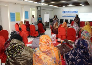 নওগাঁ জেলার নিয়ামতপুর উপজেলার স্থানীয় সরকার প্রতিষ্ঠানের নারী জনপ্রতিনিধিগনের সক্ষমতা উন্নয়ন প্রশিক্ষণ উদ্বোধন।