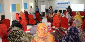 নওগাঁ জেলার নিয়ামতপুর উপজেলার স্থানীয় সরকার প্রতিষ্ঠানের নারী জনপ্রতিনিধিগনের সক্ষমতা উন্নয়ন প্রশিক্ষণ উদ্বোধন।