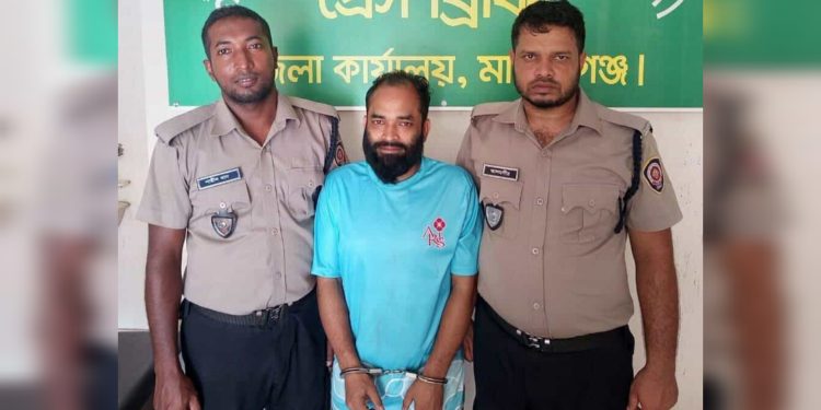 গাঁজাসহ বিএনপি নেতা আটক।