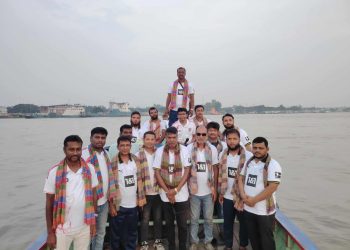 উৎসবমুখর পরিবেশে জেলা প্রেসক্লাব মানিকগঞ্জের বার্ষিক নৌভ্রমণ অনুষ্ঠিত।