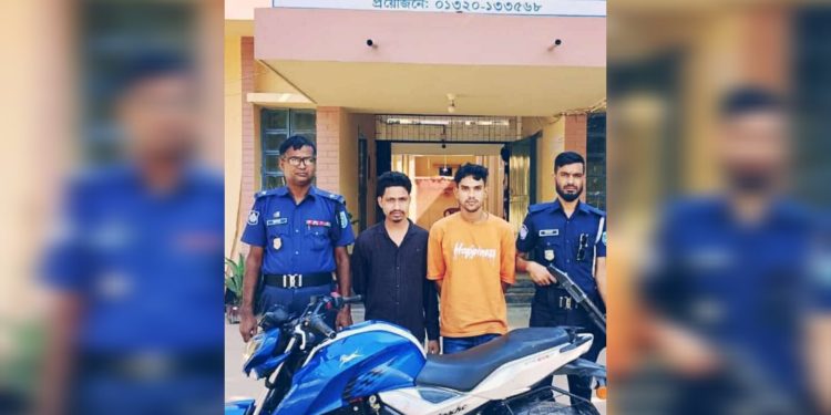 রৌমারীতে মটরসাইকেল চুরির ঘটনায় আটক-২-