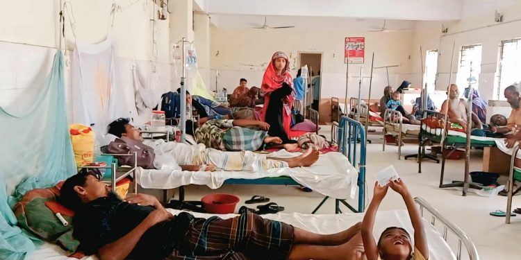 জামালপুরের মাদারগঞ্জ উপজেলা স্বাস্থ্য কমপ্লেক্সে ১৮দিনে ৪৫ ডেঙ্গু রোগী ভর্তি।