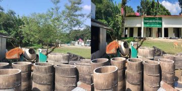 জামালপুরের মাদারগঞ্জে স্কুল মাঠ দখল করে স্যানাটারী ব্যবসা’শিক্ষার্থীদের ক্ষোভ।