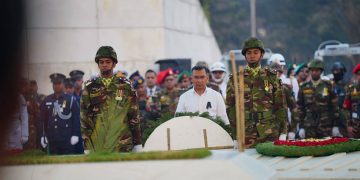 জিয়াউর রহমানের পাশে চিরনিদ্রায় খালেদা জিয়া।