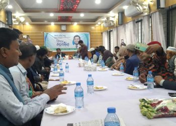 জামালপুরে মাদারগঞ্জ উপজেলা নির্বাহী অফিসারের বদলী জনিত বিদায় সংবর্ধনা।