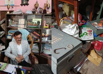 বেড়া বিবি হাই স্কুলে দুর্ধর্ষ কায়দায় ল্যাপটপসহ নগদ অর্থ চুরি।