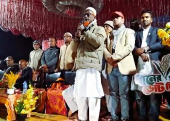 রৌমারীতে ৩নং বন্দবেড় ইউনিয়ন বিএনপির আয়োজনে বিশাল নির্বাচনী জনসভা অনুষ্ঠিত।