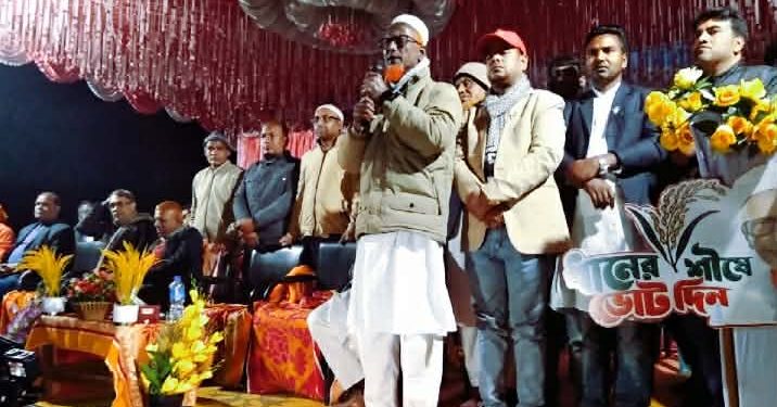 রৌমারীতে ৩নং বন্দবেড় ইউনিয়ন বিএনপির আয়োজনে বিশাল নির্বাচনী জনসভা অনুষ্ঠিত।