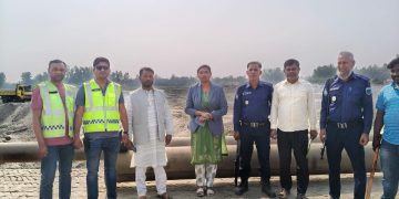 রাষ্ট্রীয় সম্পদ রক্ষায় অবৈধ বালু ও মাটি উত্তোলনকারীদের বিরুদ্ধে কঠোর অভিযান অব্যাহত থাকবে- নুরেন মাইশা খান।