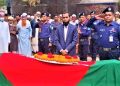 সাবেক এমপি জোয়াহেরের দ্বিতীয় জানাজা শেষে রাষ্ট্রীয় মর্যাদায় দাফন।