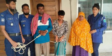 বেড়ায় ক্লু লেস হত্যা মামলার মূল রহস্য উন্মোচন ও তিন আসামি গ্রেফতার; প্রশংসিত বেড়া থানা পুলিশ।