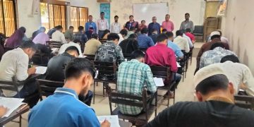 টাঙ্গাইলে ফ্রিল্যান্সিং প্রশিক্ষণ ভর্তি পরীক্ষা অনুষ্ঠিত।