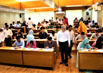 ভাসানী বিশ্ববিদ্যালয়ে গুচ্ছের ‘সি’ ইউনিটের ভর্তি পরীক্ষা অনুষ্ঠিত।