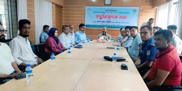 জামালপুরে মাদারগঞ্জ উপজেলা  “নতুন কুঁড়ি স্পোর্টস” কর্মসূচি বাস্তবায়নে প্রস্তুুতিমূলক সভা।