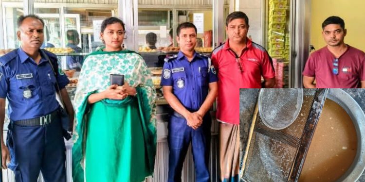 বেড়ায় ভেজাল বিরোধী অভিযান; ভোক্তা অধিকার আইনে অর্থদণ্ড।