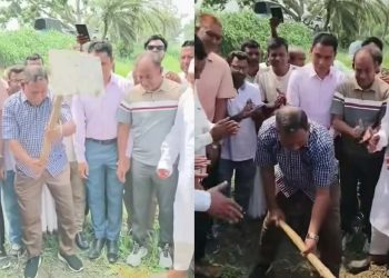 বেড়ায় খাল খনন প্রকল্পের যাত্রা শুরু।
