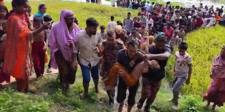 মাদারগঞ্জে পানিতে ডুবে দুই শিশু’র মৃত্যু!।