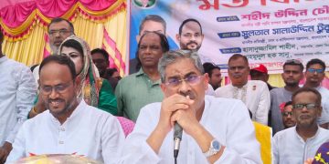 টাঙ্গাইলে যমুনার ভাঙন রোধে দ্রুত স্থায়ী বেড়িবাঁধ নির্মাণ কাজ শুরু হবে: পানিসম্পদমন্ত্রী।