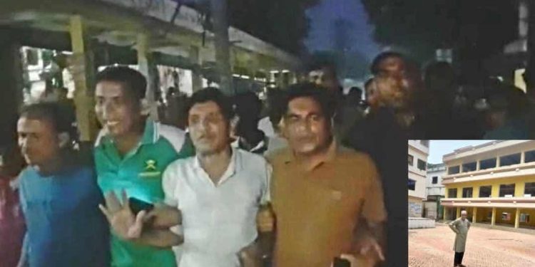 জামিনের পর উপজেলা আ” লীগের সেক্রেটারি বেলালের অফিস পরিদর্শন প্রতিবাদে বিএনপির বিক্ষোভ মিছিল।