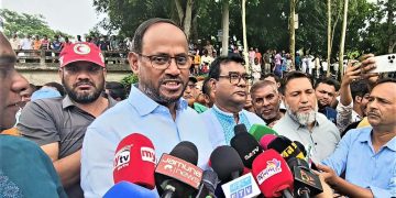 টাঙ্গাইলে ধলেশ্বরী ও লৌহজং নদী পুনঃখননের উদ্বোধন।