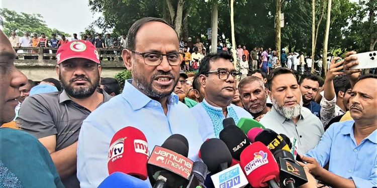 টাঙ্গাইলে ধলেশ্বরী ও লৌহজং নদী পুনঃখননের উদ্বোধন।