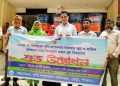 বেড়ায় ৫০ জন ক্ষুদ্র ও প্রান্তিক কৃষকের মাঝে বিনামূল্যে এয়ার ফ্লো ড্রায়ার বিতরণ।