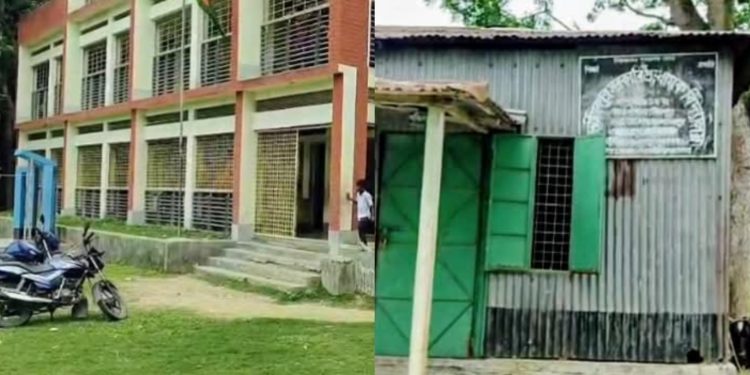বেড়ার খাস আমিনপুর সরকারি প্রা. বি. প্রধান শিক্ষকের বিরুদ্ধে ছাত্র ভর্তিতে জালিয়াতি ও ঘুষ দাবি, সরকারি সম্পদ বিক্রির অভিযোগ।