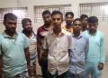 বেড়ায় গভীর রাতে পুলিশের অভিযান: ৮ জুয়াড়ি গ্রেফতার।