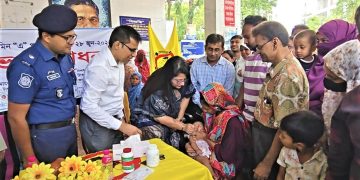 টাঙ্গাইলে জাতীয় ভিটামিন ‘এ’ প্লাস ক্যাপসুল ক্যাম্পেইনের উদ্বোধন।
