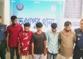 যমুনা নদীতে ডাকাতির প্রস্তুতিকালে নৌকাসহ ৫ সদস্য আটক।