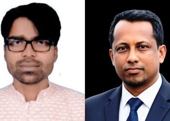 মাটির মা ফাউন্ডেশন টাঙ্গাইল জেলার সভাপতি আরিফ আহমেদ ও সাধারণ সম্পাদক হোসাইন মঈন।